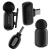 Ulanzi A200 Mini Mic (czarny) - bezprzewodowy zestaw audio, 2x mikrofon (odbiornik USB-C, 24bit)